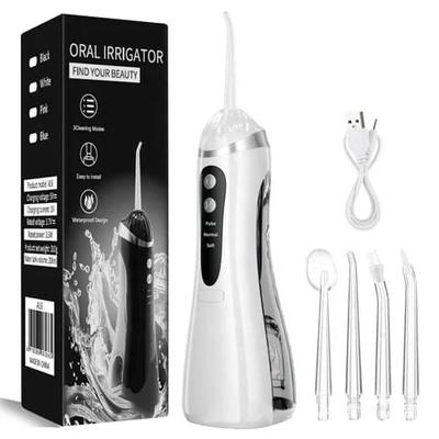 Hydropulseur dentaire électrique portable pour la maison et les voyages – Appareil de nettoyage buccal